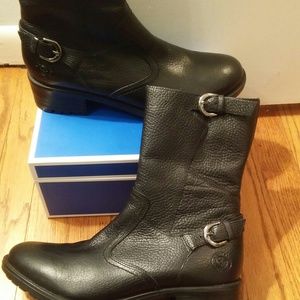 Santanna Canada Winter Leather Moto Boot. NWOT